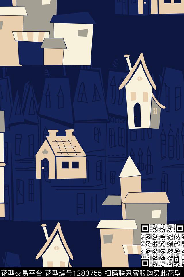 大牌风建筑传统印花华亿平台下载（图片编号: 1283755） - 瓦栏（Walan）