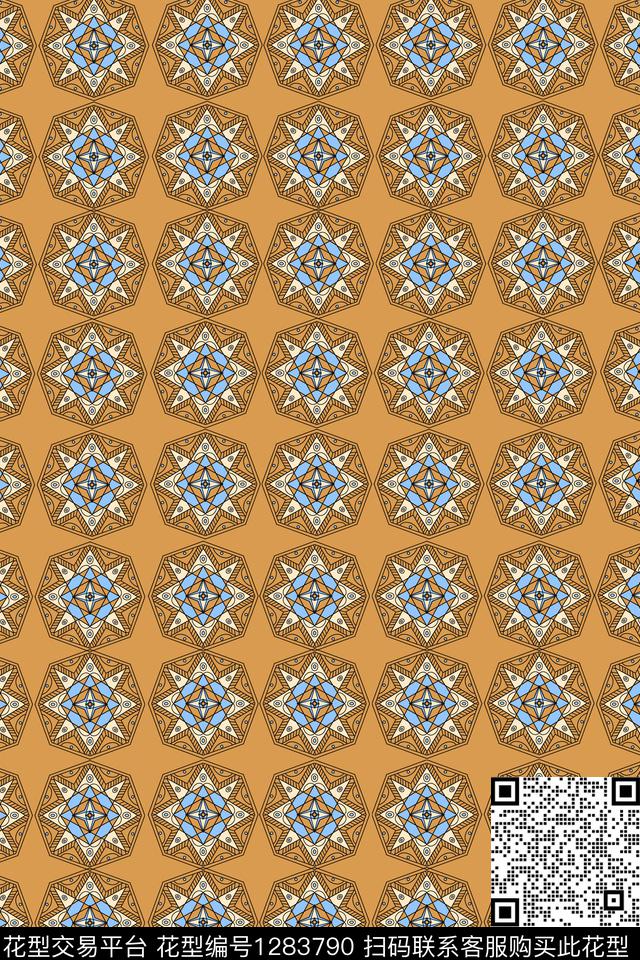 复古女装传统印花华亿平台下载（图片编号: 1283790） - 瓦栏（Walan）