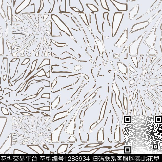 男装肌理图案手绘线条笔触传统印花华亿平台下载（图片编号: 1283934） - 瓦栏（Walan）