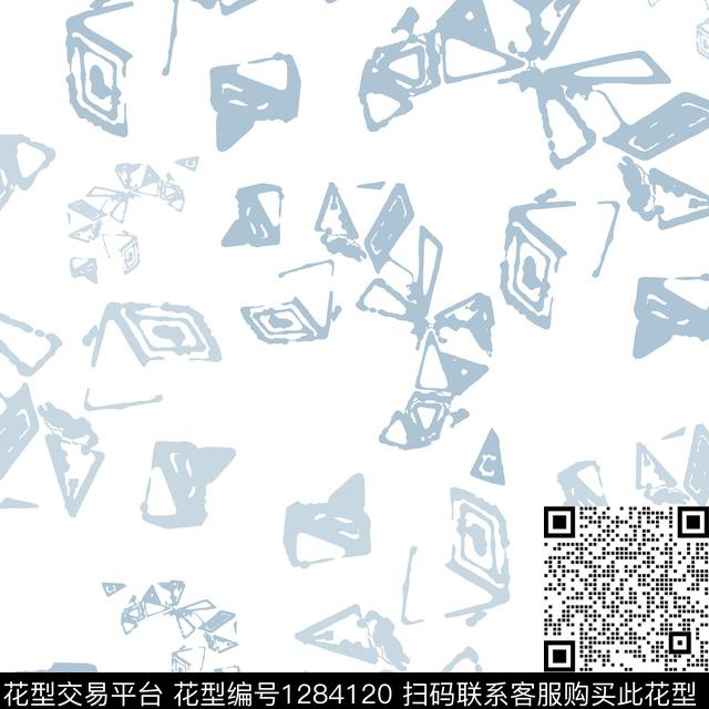 男装花卉抽象传统印花华亿平台下载（图片编号: 1284120） - 瓦栏（Walan）