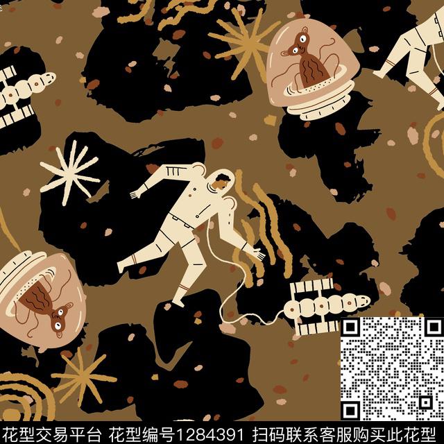 星空豹纹休闲传统印花华亿平台下载（图片编号: 1284391） - 瓦栏（Walan）