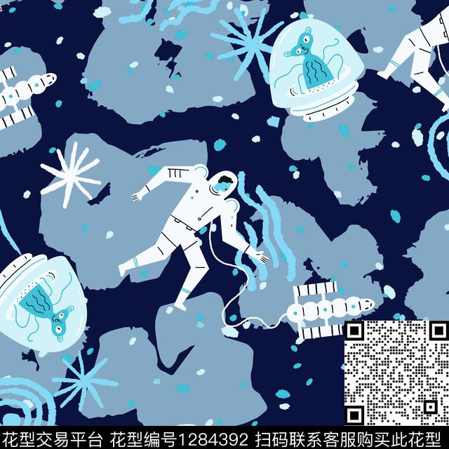 星空豹纹休闲数码印花华亿平台下载（图片编号: 1284392） - 瓦栏（Walan）