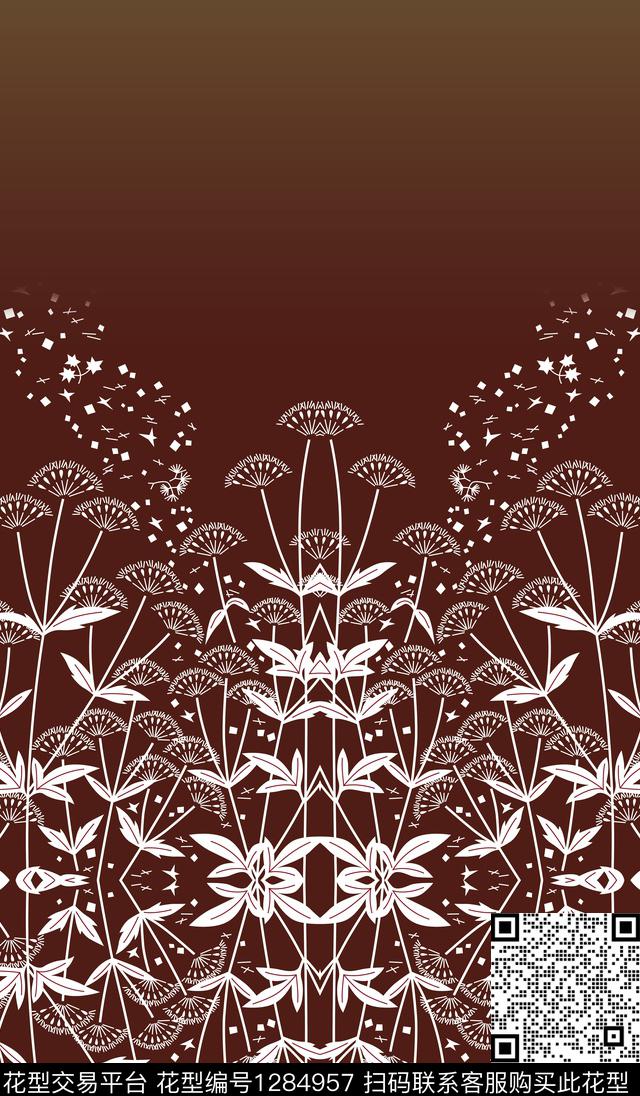 定位花香云纱素雅数码印花华亿平台下载（图片编号: 1284957） - 瓦栏（Walan）