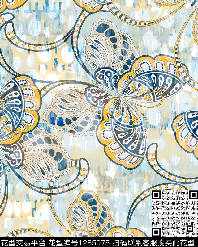 女装数码华亿平台扎染华亿平台数码印花华亿平台下载（图片编号: 1285075） - 瓦栏（Walan）