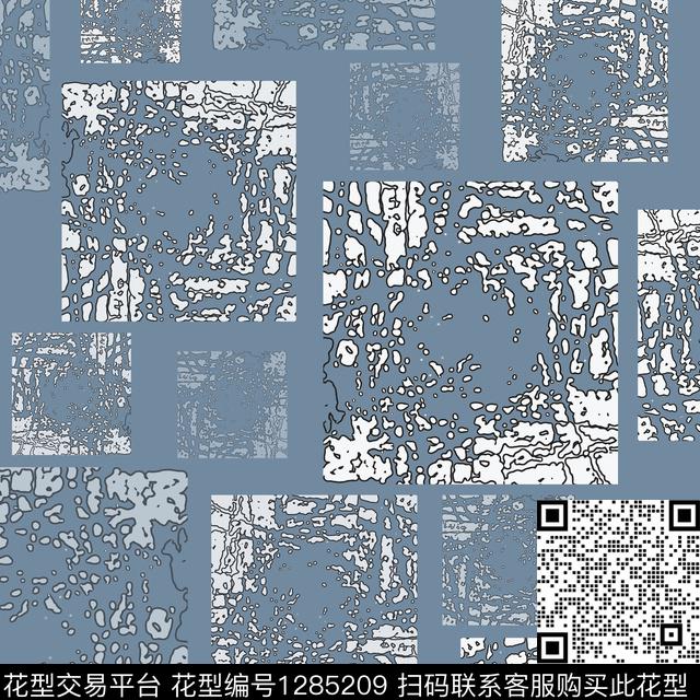 几何抽象肌理图案数码印花华亿平台下载（图片编号: 1285209） - 瓦栏（Walan）