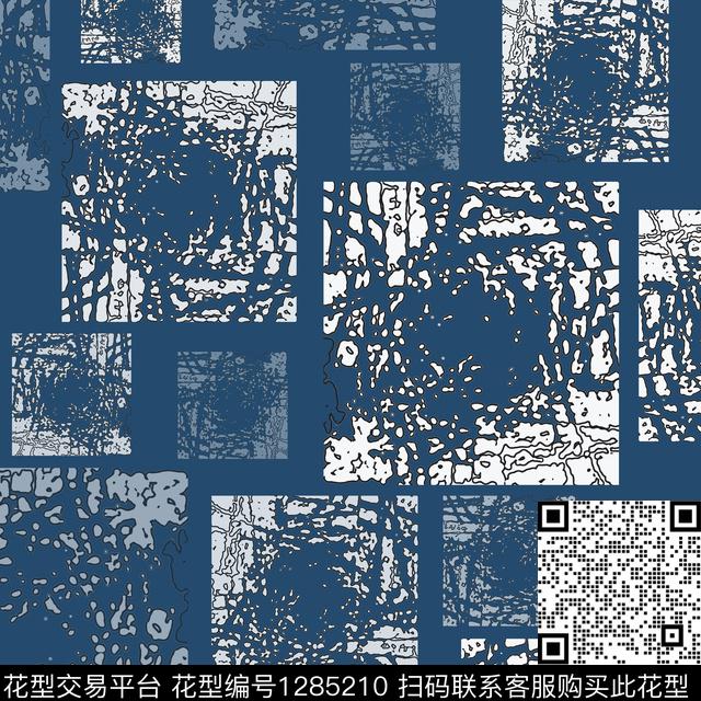 几何抽象肌理图案数码印花华亿平台下载（图片编号: 1285210） - 瓦栏（Walan）