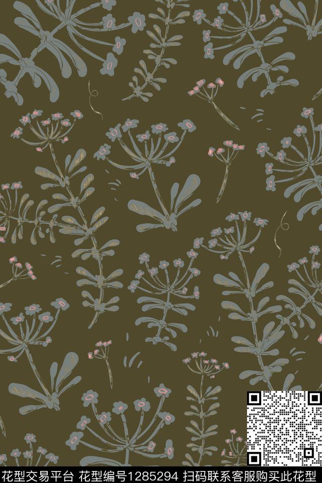 大牌风小清新底纹传统印花华亿平台下载（图片编号: 1285294） - 瓦栏（Walan）