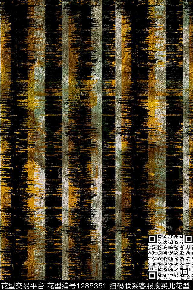 肌理抽象条纹数码印花华亿平台下载（图片编号: 1285351） - 瓦栏（Walan）