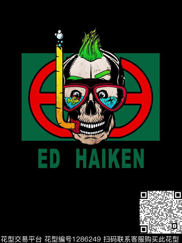 几何潮牌抽象传统印花华亿平台下载（图片编号: 1286249） - 瓦栏（Walan）