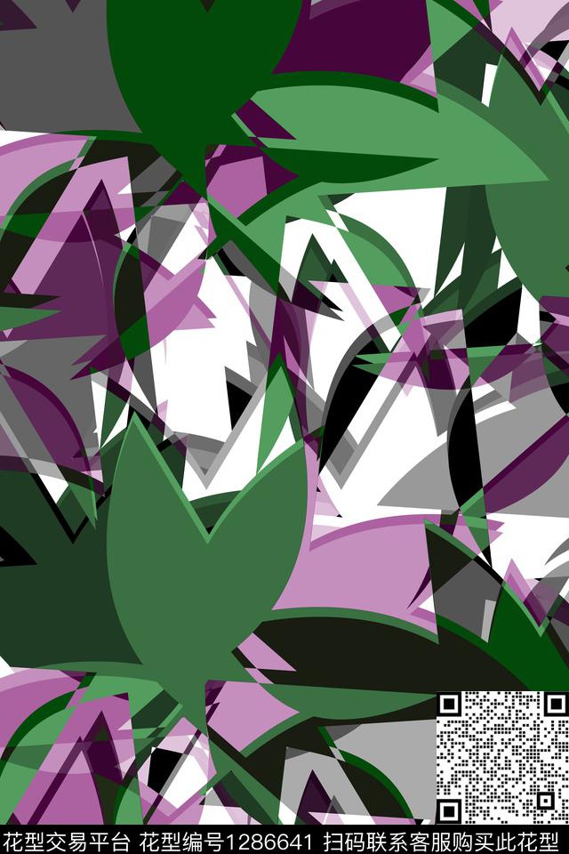 羽绒服运动服抽象男装传统印花华亿平台下载（图片编号: 1286641） - 瓦栏（Walan）