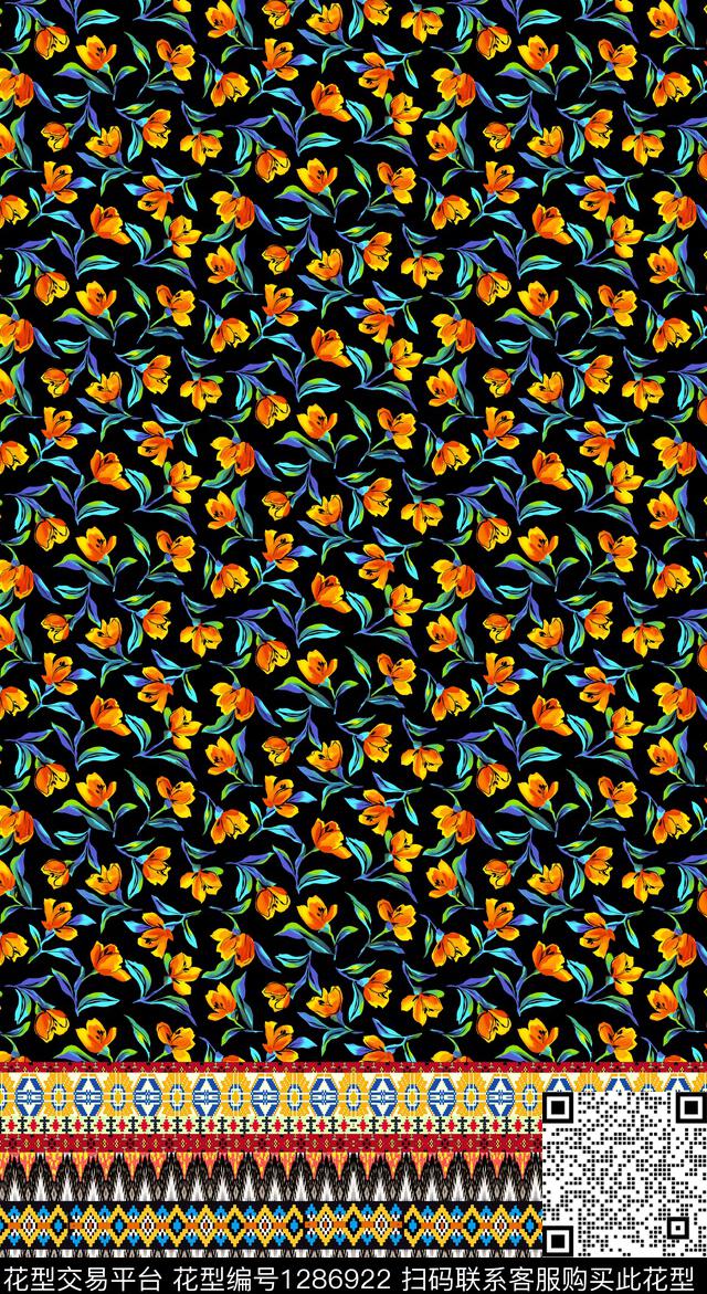 定位花大牌风深圳传统印花华亿平台下载（图片编号: 1286922） - 瓦栏（Walan）