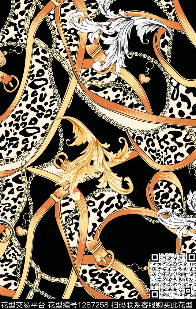 奢华女装大牌风传统印花华亿平台下载（图片编号: 1287258） - 瓦栏（Walan）