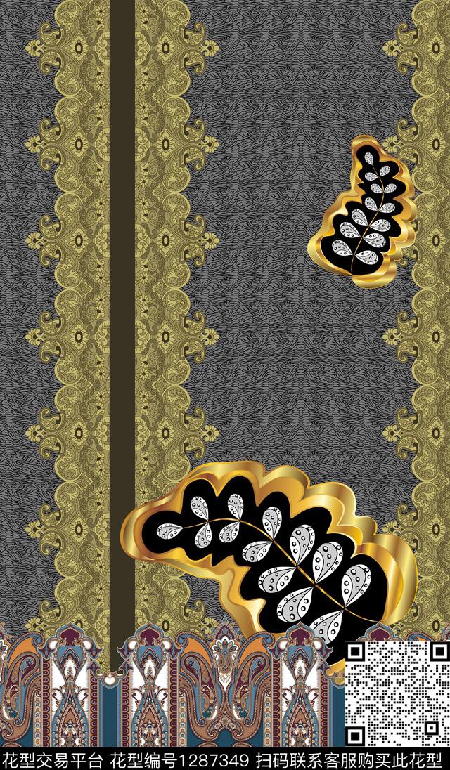 定位花香云纱民族风数码印花华亿平台下载（图片编号: 1287349） - 瓦栏（Walan）