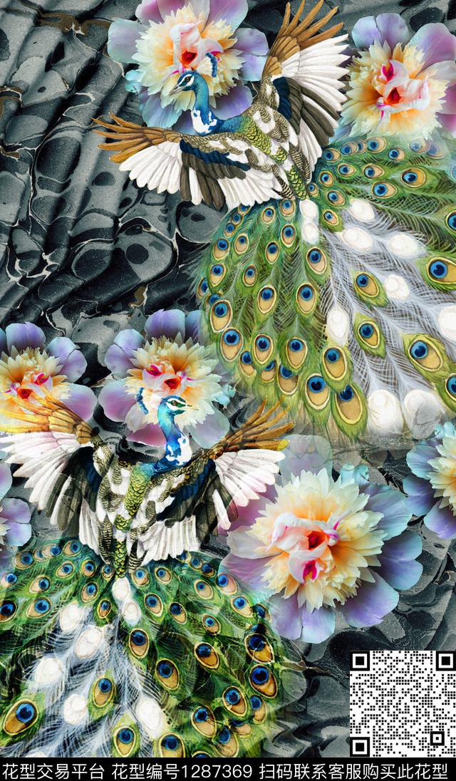 大牌风香云纱洋阳--定位数码印花华亿平台下载（图片编号: 1287369） - 瓦栏（Walan）