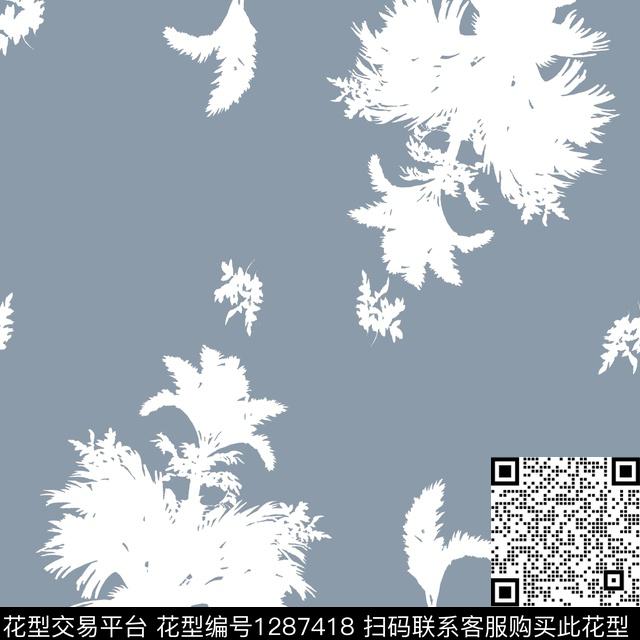 花卉大牌风小清新传统印花华亿平台下载（图片编号: 1287418） - 瓦栏（Walan）