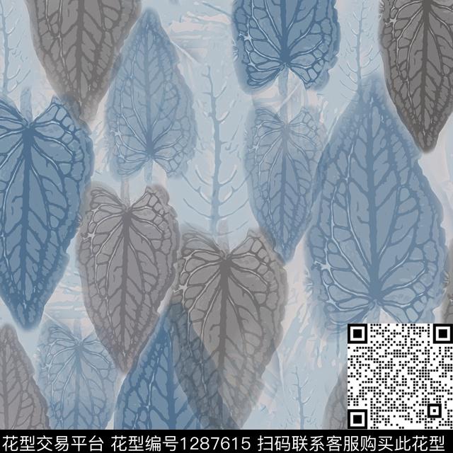 男装绿植树叶迷彩图案数码印花华亿平台下载（图片编号: 1287615） - 瓦栏（Walan）