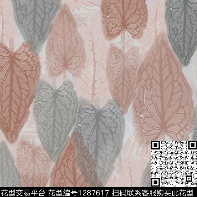 男装绿植树叶迷彩图案数码印花华亿平台下载（图片编号: 1287617） - 瓦栏（Walan）