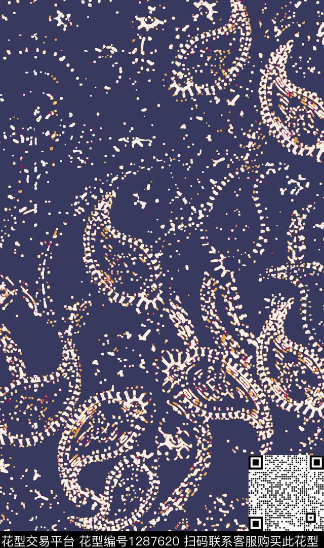 几何格子男装传统印花华亿平台下载（图片编号: 1287620） - 瓦栏（Walan）