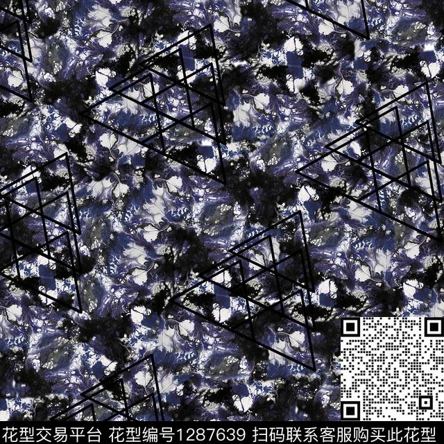 男装肌理抽象数码印花华亿平台下载（图片编号: 1287639） - 瓦栏（Walan）