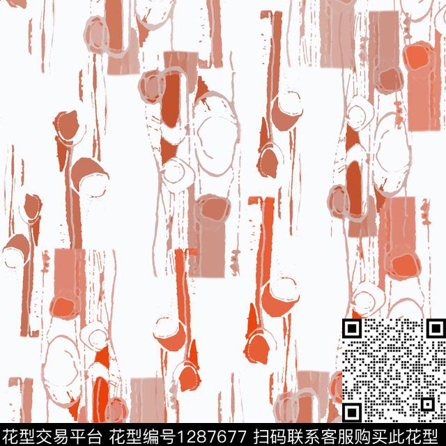 几何男装抽象传统印花华亿平台下载（图片编号: 1287677） - 瓦栏（Walan）