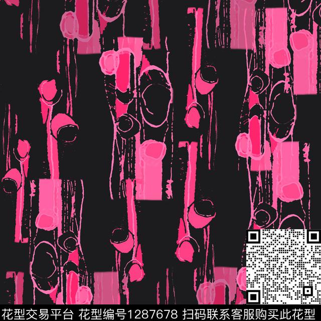 几何男装抽象传统印花华亿平台下载（图片编号: 1287678） - 瓦栏（Walan）