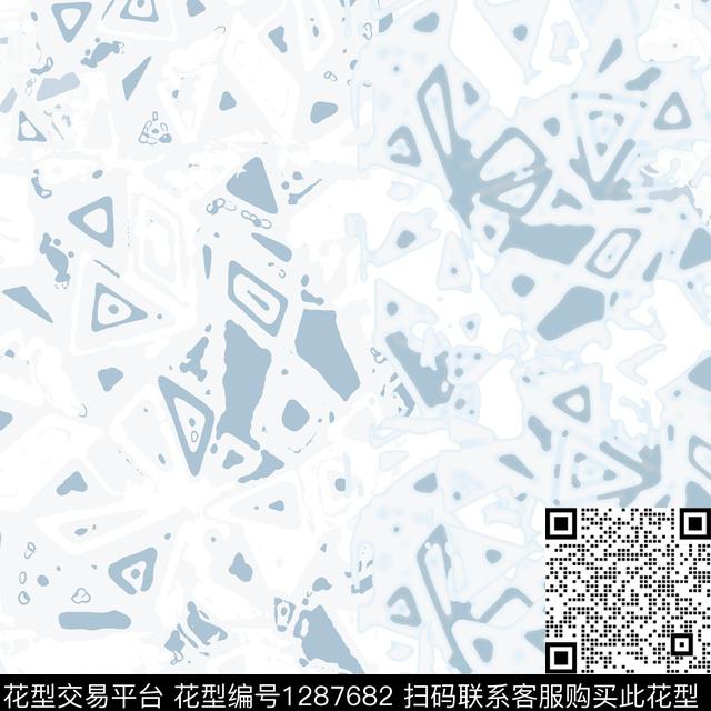 几何男装抽象传统印花华亿平台下载（图片编号: 1287682） - 瓦栏（Walan）