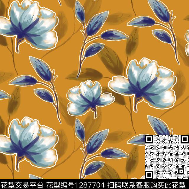 女装水彩大牌风数码印花华亿平台下载（图片编号: 1287704） - 瓦栏（Walan）