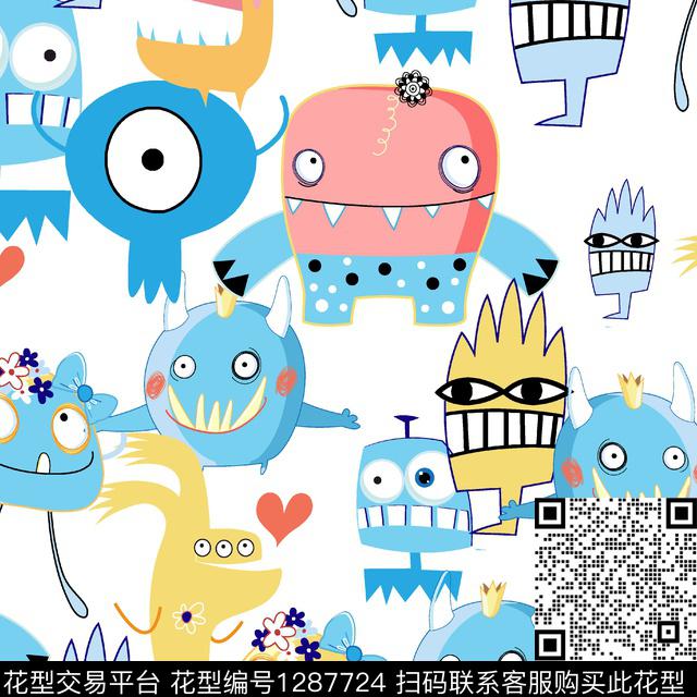 泳裤系列可爱大方搞怪系列传统印花华亿平台下载（图片编号: 1287724） - 瓦栏（Walan）