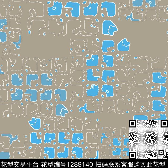 男装抽象趣味传统印花华亿平台下载（图片编号: 1288140） - 瓦栏（Walan）