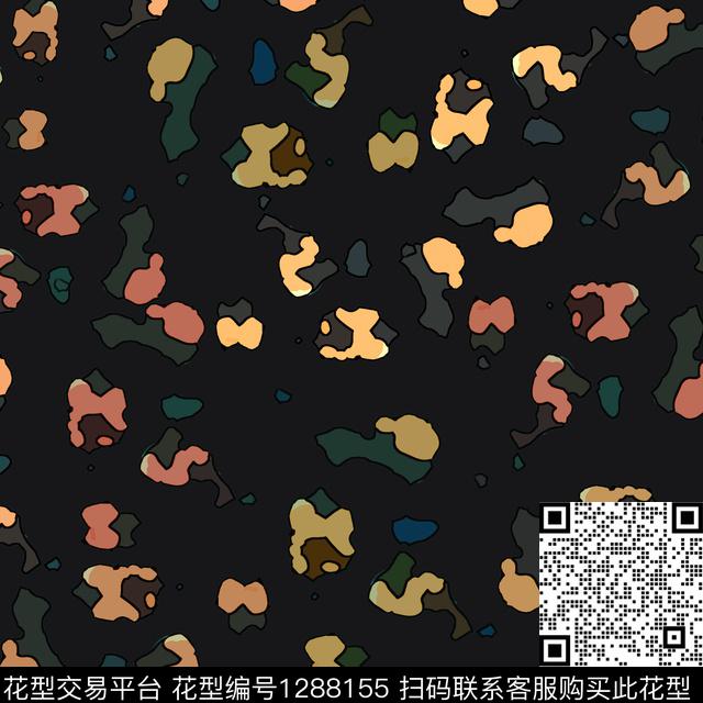 抽象肌理图案趣味传统印花华亿平台下载（图片编号: 1288155） - 瓦栏（Walan）