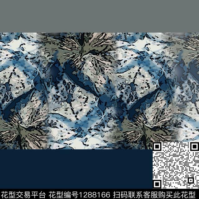 抽象条纹混搭肌理图案数码印花华亿平台下载（图片编号: 1288166） - 瓦栏（Walan）