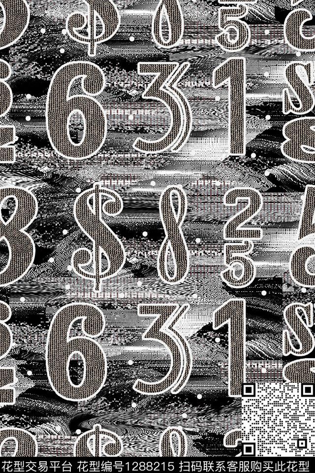 数码华亿平台满版散花肌理数码印花华亿平台下载（图片编号: 1288215） - 瓦栏（Walan）