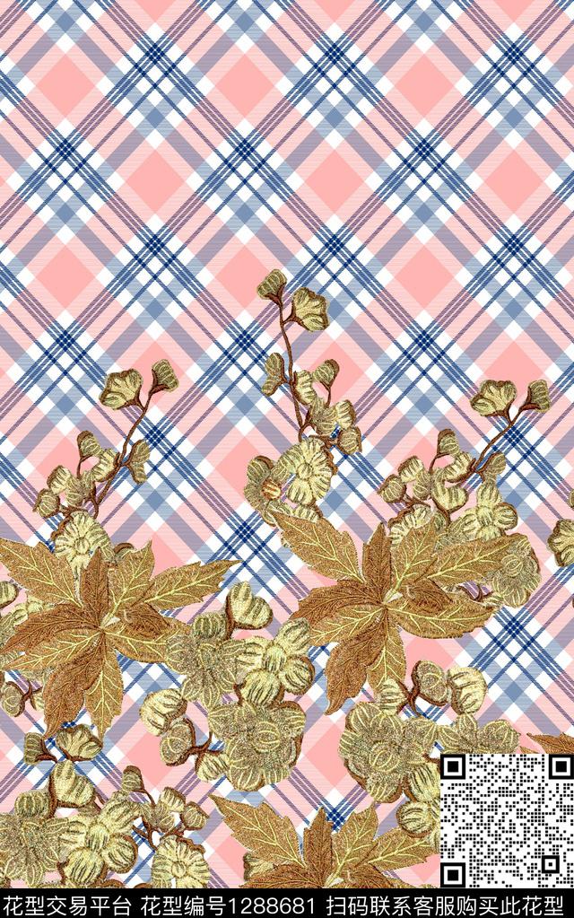 复古定位花波西米亚数码印花华亿平台下载（图片编号: 1288681） - 瓦栏（Walan）