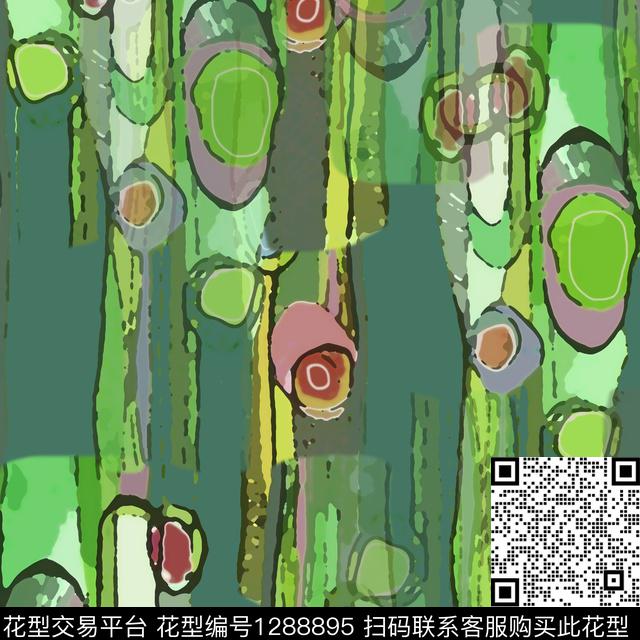 抽象数码印花华亿平台下载（图片编号: 1288895） - 瓦栏（Walan）