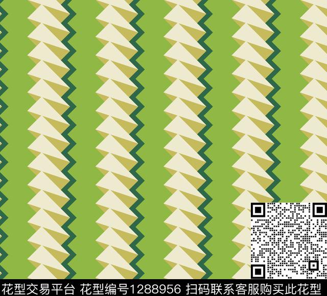 几何女装抽象传统印花华亿平台下载（图片编号: 1288956） - 瓦栏（Walan）