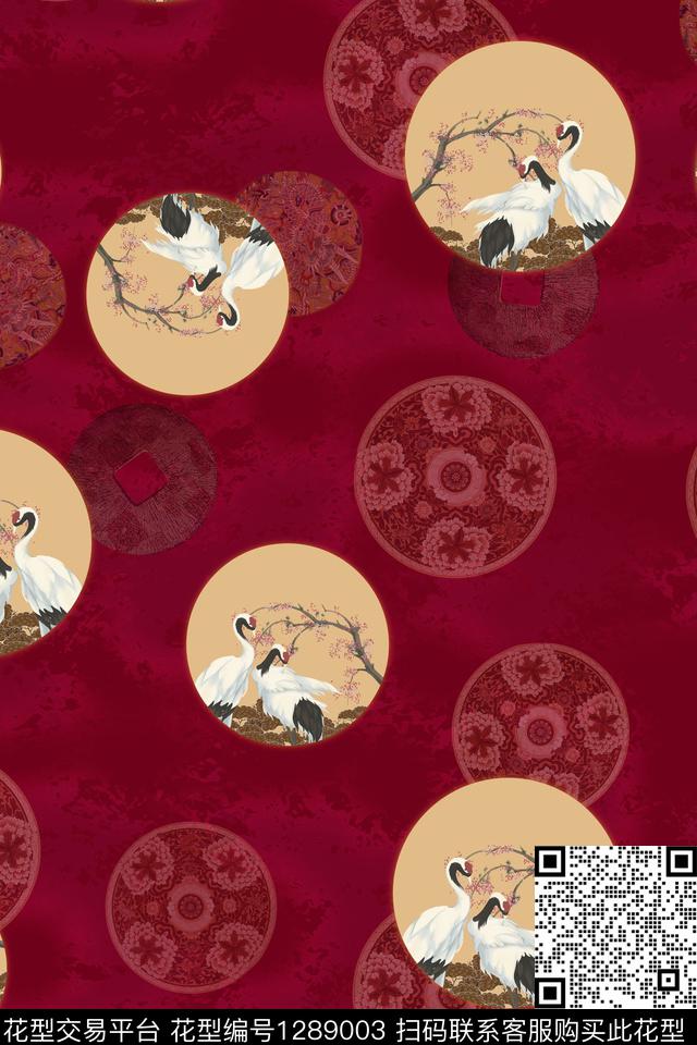 女装连衣裙大牌风数码印花华亿平台下载（图片编号: 1289003） - 瓦栏（Walan）