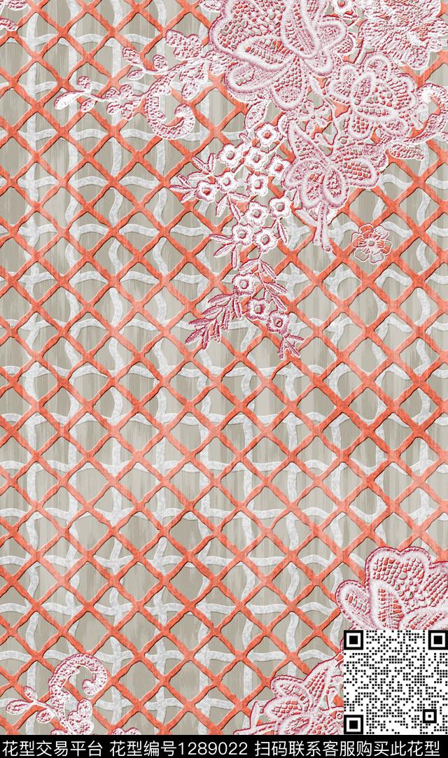 佩斯利旗袍抽象数码印花华亿平台下载（图片编号: 1289022） - 瓦栏（Walan）