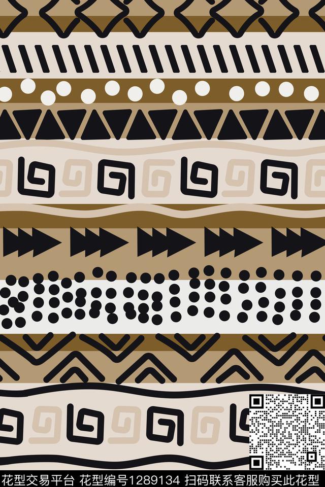 几何民族风波西米亚传统印花华亿平台下载（图片编号: 1289134） - 瓦栏（Walan）
