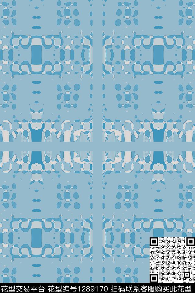 男装格子混搭抽象传统印花华亿平台下载（图片编号: 1289170） - 瓦栏（Walan）