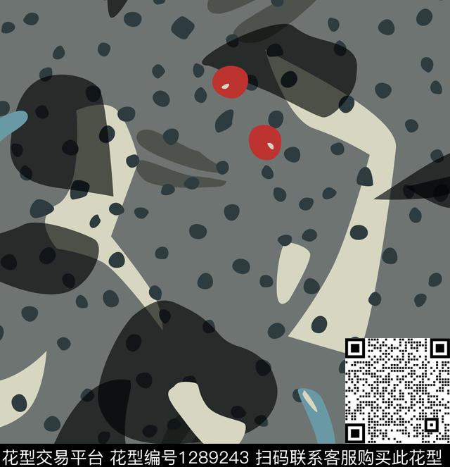 大牌风抽象休闲传统印花华亿平台下载（图片编号: 1289243） - 瓦栏（Walan）