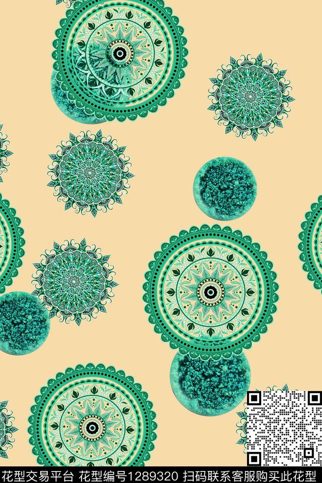 女装连衣裙大牌风数码印花华亿平台下载（图片编号: 1289320） - 瓦栏（Walan）