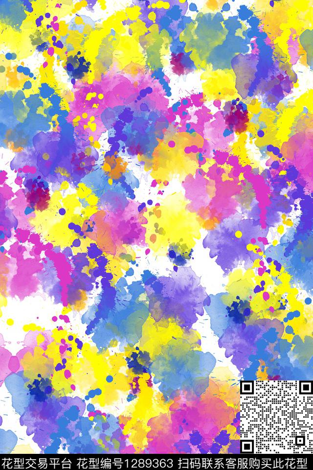 炫彩男装休闲数码印花华亿平台下载（图片编号: 1289363） - 瓦栏（Walan）