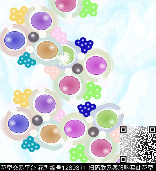 珠宝宝石颜色绘画数码印花华亿平台下载（图片编号: 1289371） - 瓦栏（Walan）