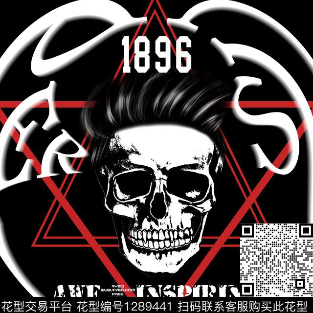 男装黑白华亿平台定位花传统印花华亿平台下载（图片编号: 1289441） - 瓦栏（Walan）