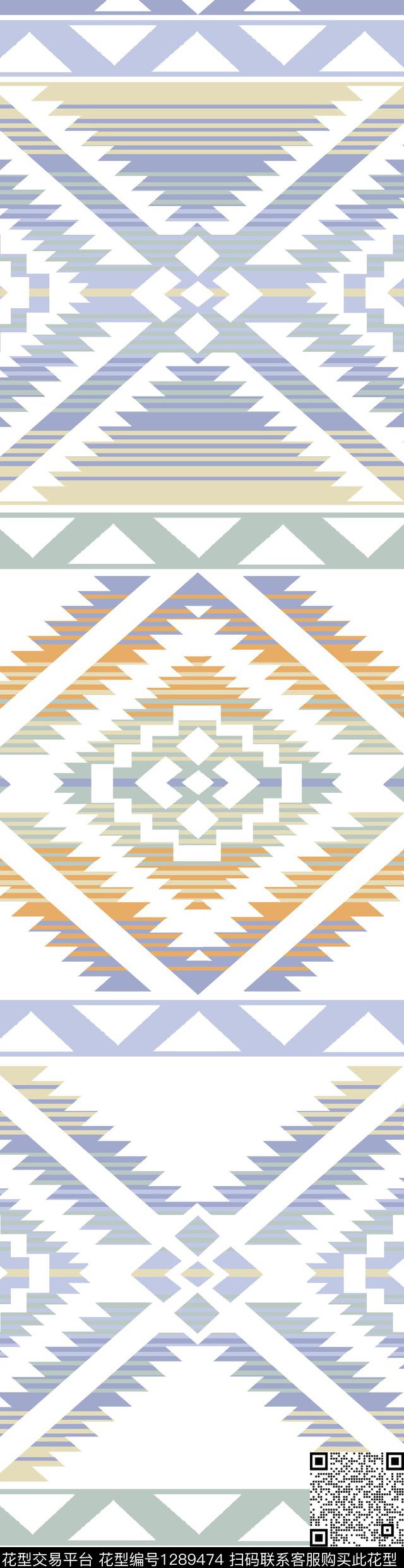 几何大牌风休闲传统印花华亿平台下载（图片编号: 1289474） - 瓦栏（Walan）