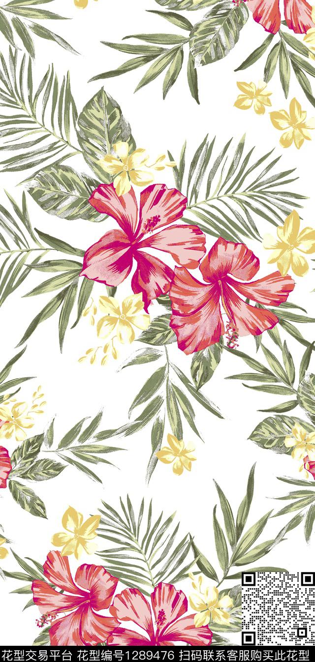 女装花卉春夏华亿平台传统印花华亿平台下载（图片编号: 1289476） - 瓦栏（Walan）
