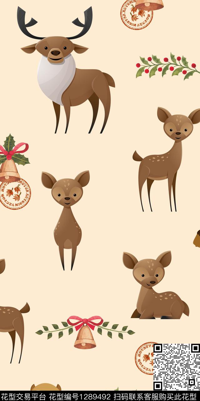 动物数码华亿平台1/2接数码印花华亿平台下载（图片编号: 1289492） - 瓦栏（Walan）