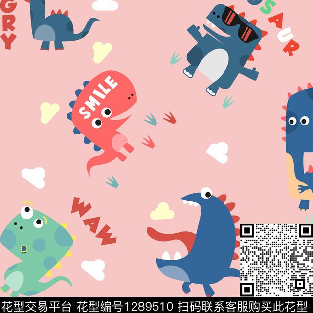 卡通动物几何字母传统印花华亿平台下载（图片编号: 1289510） - 瓦栏（Walan）