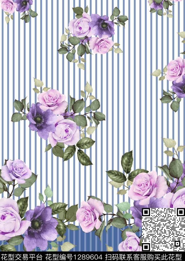 定位花女装花卉数码印花华亿平台下载（图片编号: 1289604） - 瓦栏（Walan）