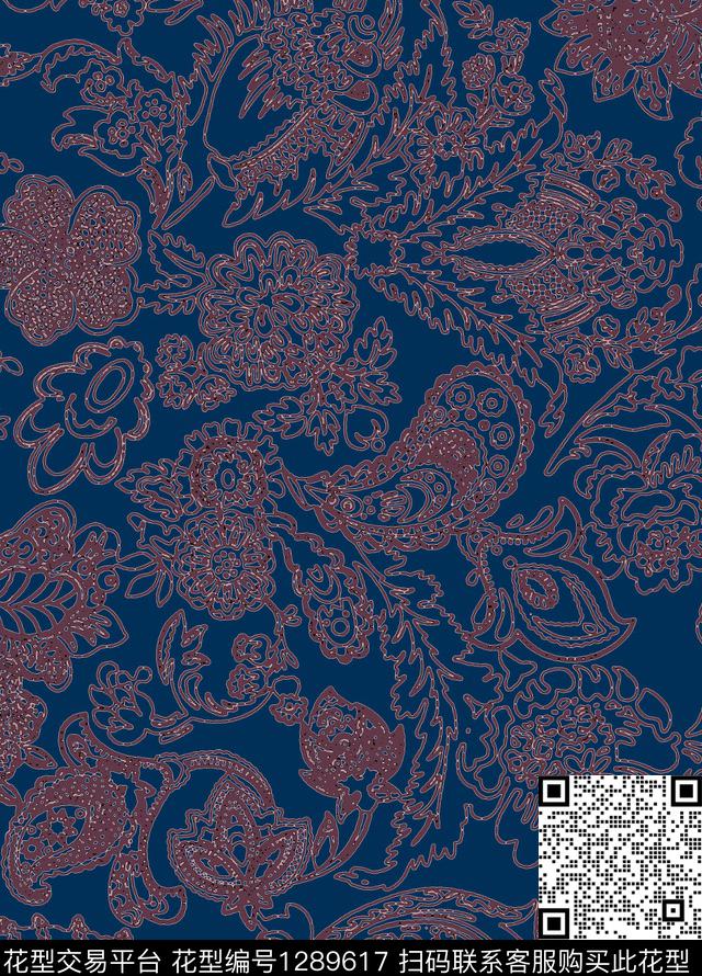 几何格子男装传统印花华亿平台下载（图片编号: 1289617） - 瓦栏（Walan）